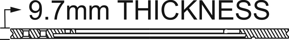 9.7mm Thickness - Feature Image